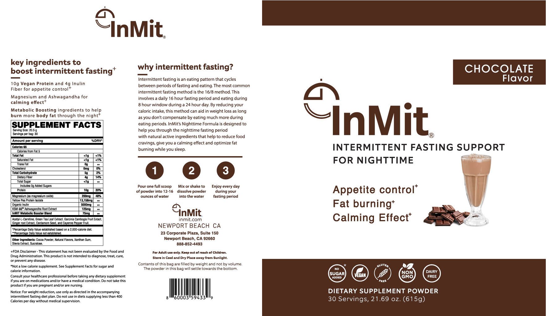 Inmit Chocolate Ingredients